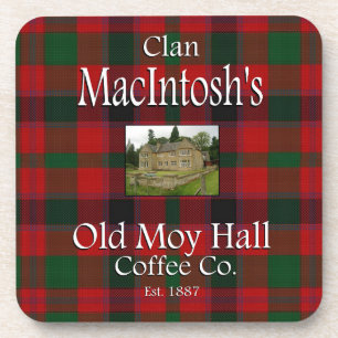 Dessous-de-verre La Old Moy Hall Coffee Co. de Clan MacIntosh.