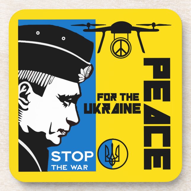 Dessous-de-verre La Paix Pour L'Ukraine (Devant)