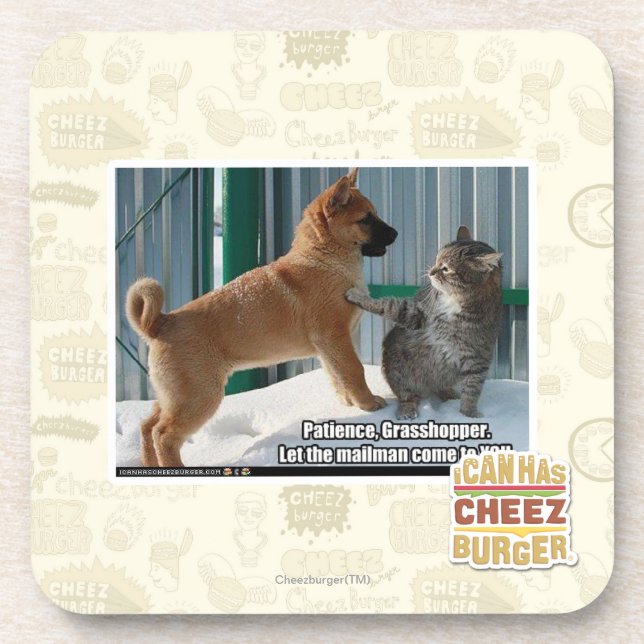 Dessous-de-verre La patience, sauterelle (Devant)