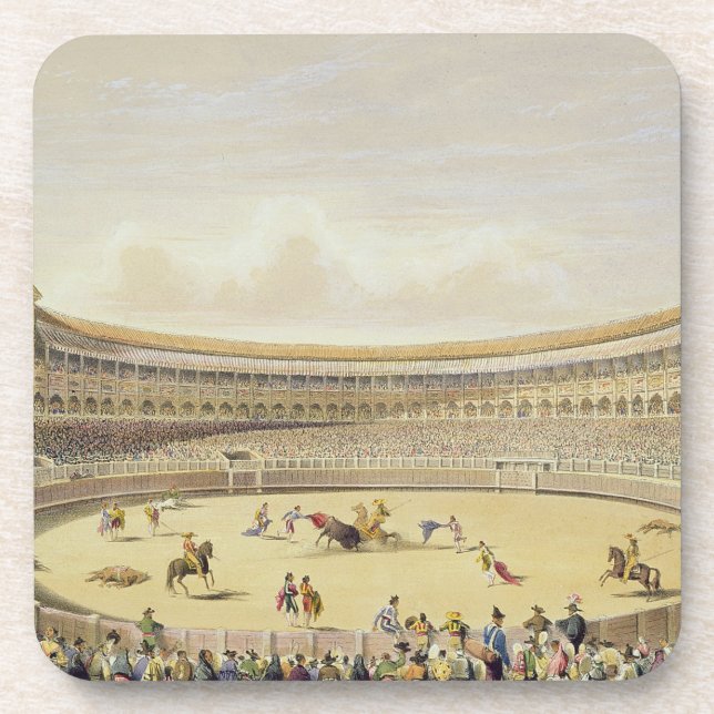 Dessous-de-verre La plaza de Toros de Madrid, 1865 (litho de (Devant)