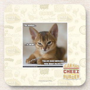 Dessous-de-verre La plume est morte