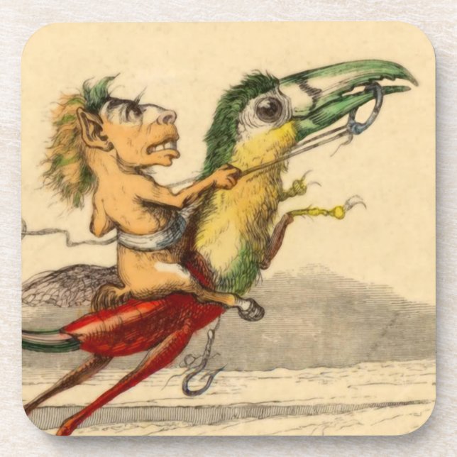 Dessous-de-verre La Poursuite (la chasse) (Devant)