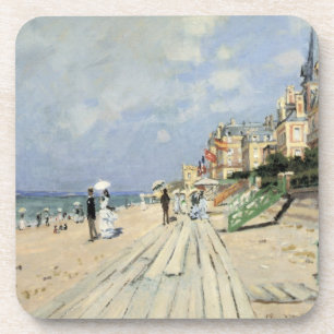 Dessous-de-verre La promenade à Trouville par Claude Monet