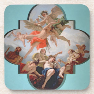 Dessous-de-verre La punition du cupidon (huile sur la toile)