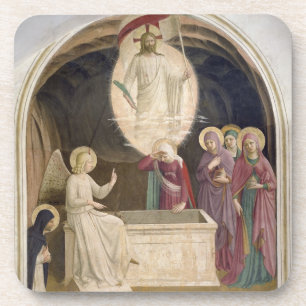 Dessous-de-verre La résurrection du Christ et des femmes pieuses