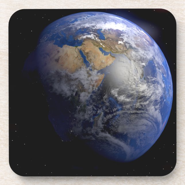 Dessous-de-verre La Terre Bleue De L'Espace Inspiration (Devant)