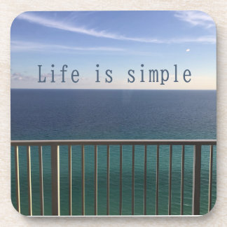 Dessous-de-verre La vie est simple