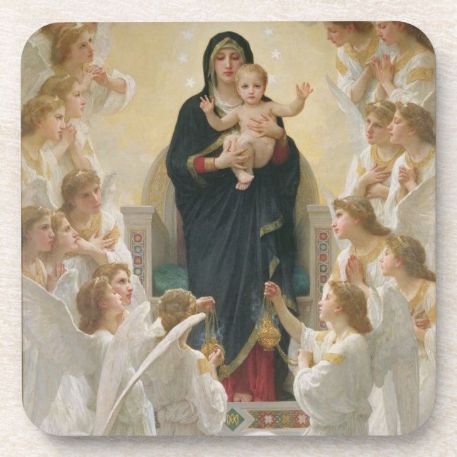 Dessous-de-verre La Vierge avec Angels, 1900 (Devant)