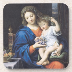 Dessous-de-verre La Vierge des raisins, 1640-50