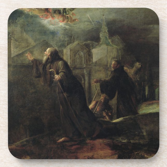 Dessous-de-verre La vision de St Francis de Paola (Devant)