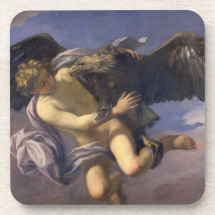 Dessous-de-verre L'abduction de Ganymede, 1700 (huile sur la toile)