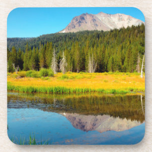 Dessous-de-verre Lac Chapeau dans le parc national volcanique de La