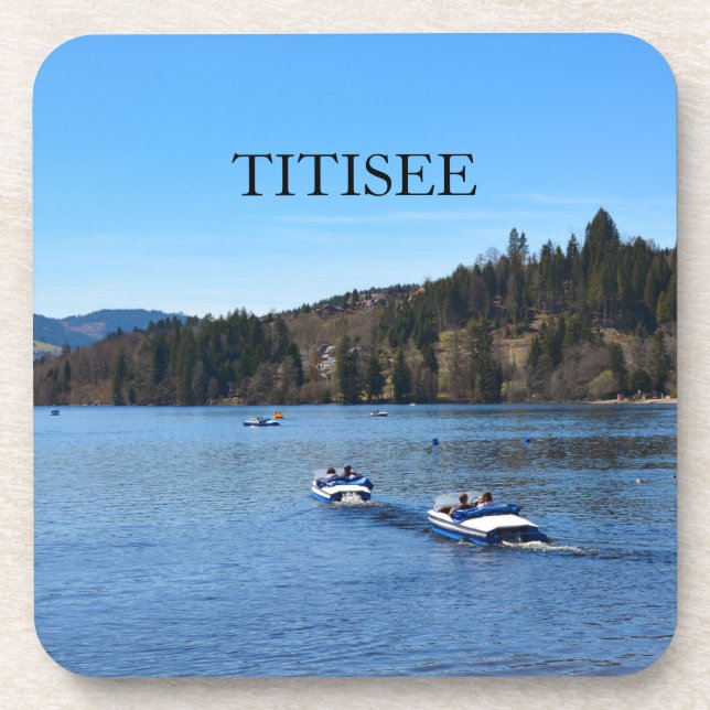 Dessous-de-verre Lac Titisee dans la Forêt-Noire (Devant)