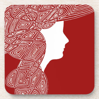 Dessous-de-verre Lady Red