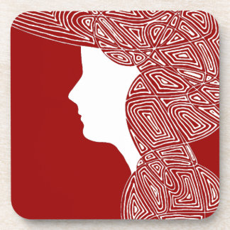Dessous-de-verre Lady Red