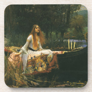 Dessous-de-verre Lady Shalott On Boat par John William Waterhouse
