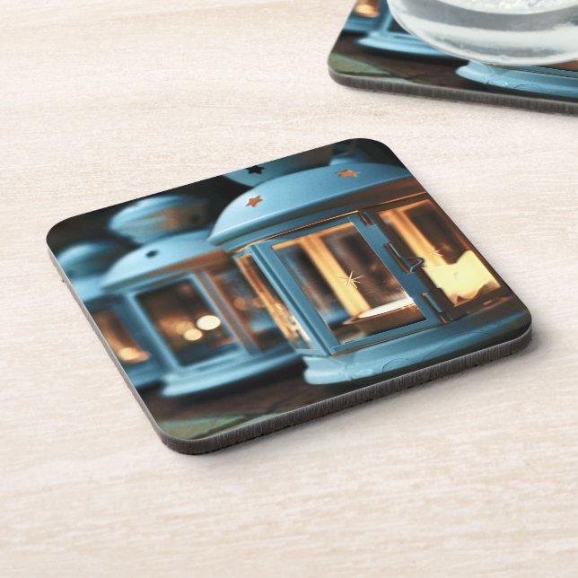 Dessous-de-verre Lampes, lanternes et bougies (Côté gauche)