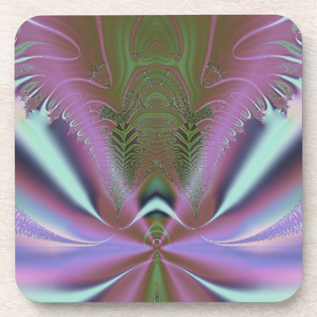 Dessous-de-verre Lancement de la navette spatiale Abstrait (Devant)