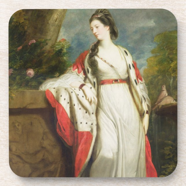 Dessous-de-verre Lancer d'Elizabeth, duchesse de Hamilton et (Devant)