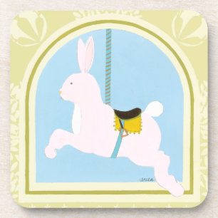 Dessous-de-verre Lapin avant juin Bruyère Vess de carrousel