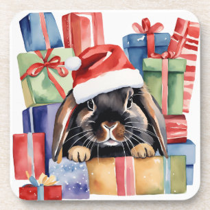 Dessous-de-verre Lapin Lapin Lapin Lop Noël