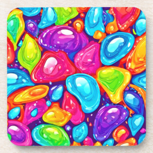 Dessous-de-verre Larmes géantes : Style Art vibrant