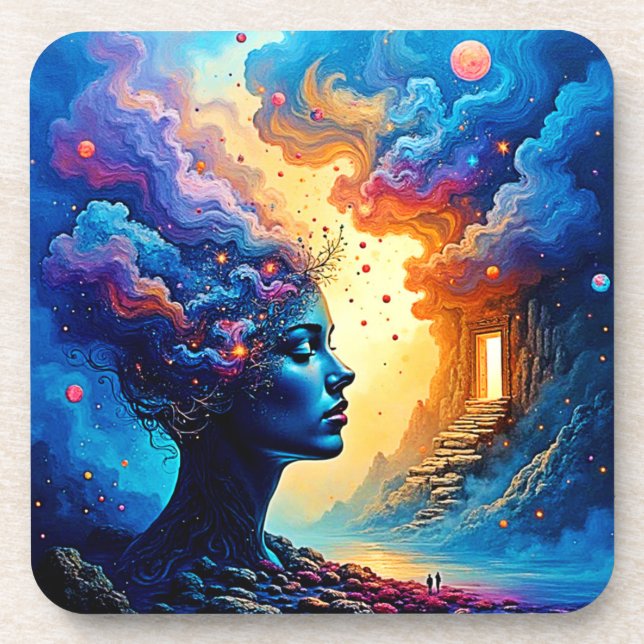 Dessous-de-verre L'art de l'esprit cosmique (Devant)