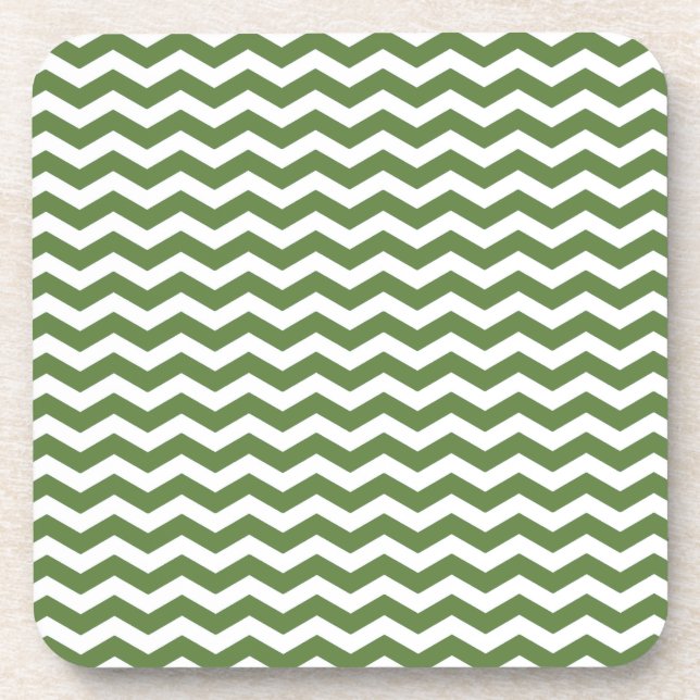 Dessous-de-verre Las Palmas Green Wave Chevron (Devant)