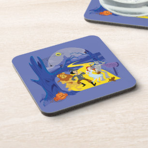 Dessous-de-verre L'Assistant D'Oz™   Forêt hantée d'Halloween