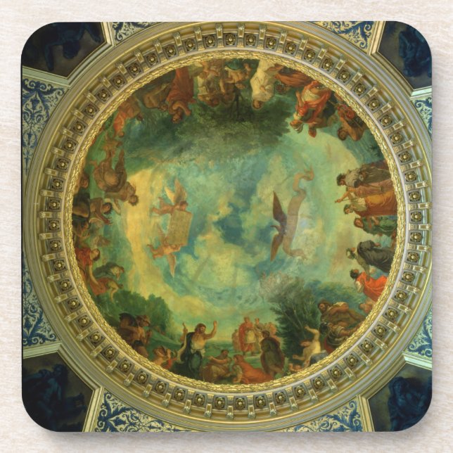 Dessous-de-verre L'aurore, plafond peignant probablement de la (Devant)