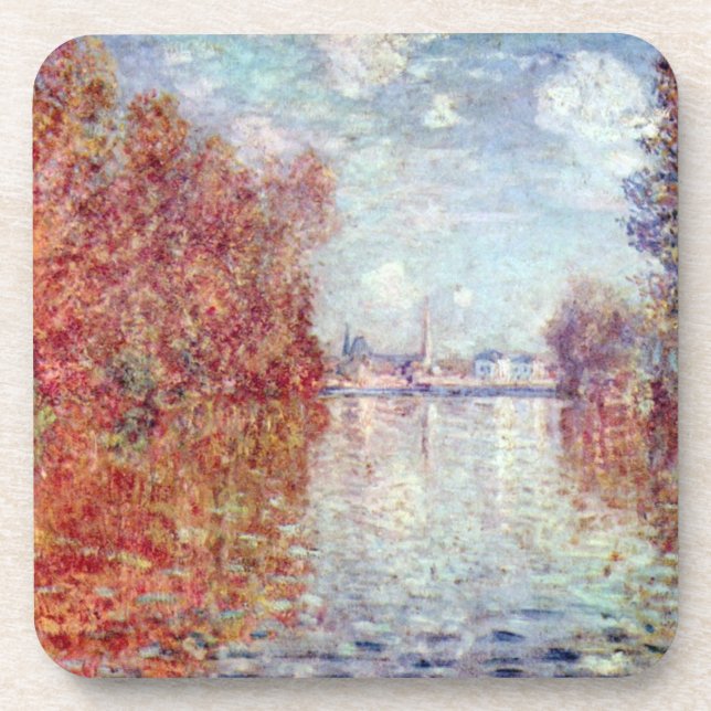 Dessous-de-verre L'automne à Argenteuil par Claude Monet (Devant)