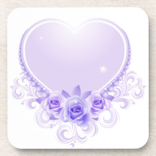 Dessous-de-verre Lavande vintage et Rose