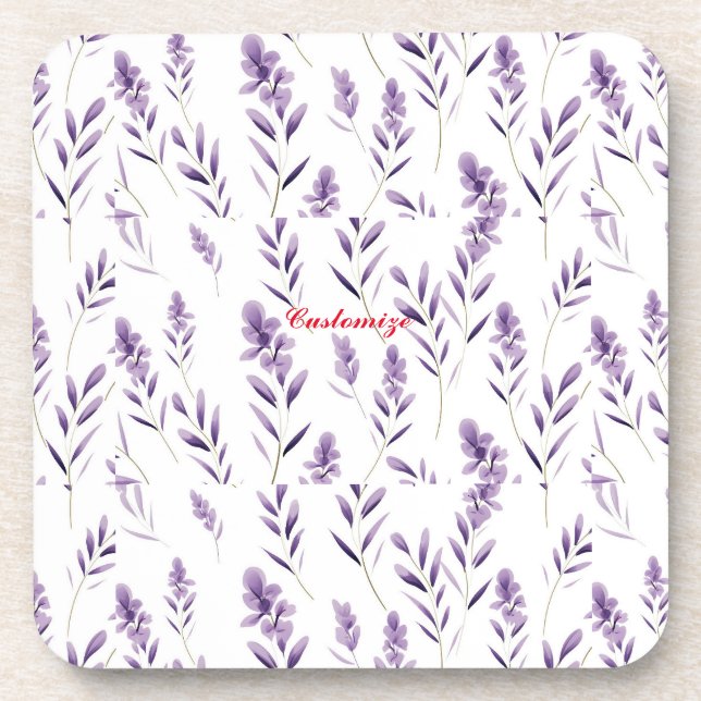 Dessous-de-verre Lavender Flower Buves Thunder_Cove (Devant)
