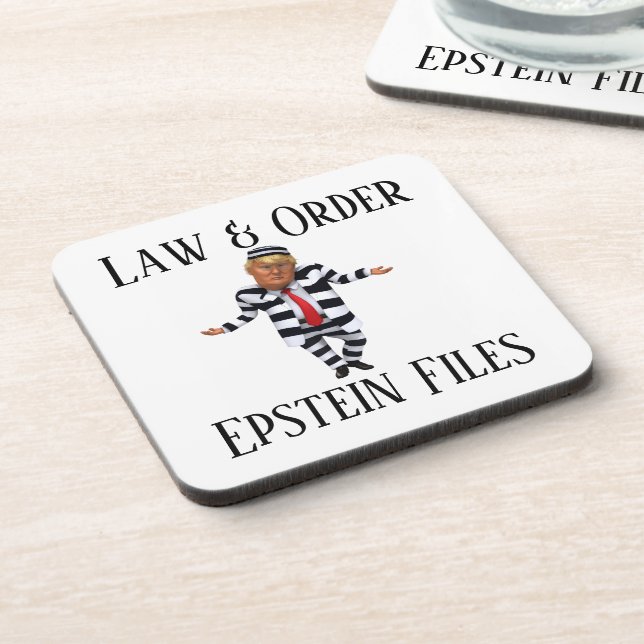 Dessous-de-verre Law & Order Beverage Coaster (Côté gauche)