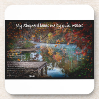 Dessous-de-verre Le 23ème Psaume en tapisserie