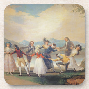 Dessous-de-verre Le B d'homme aveugle de Francisco Jose de Goya y