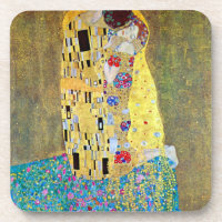Le baiser de Gustav Klimt, Art Nouveau Vintage