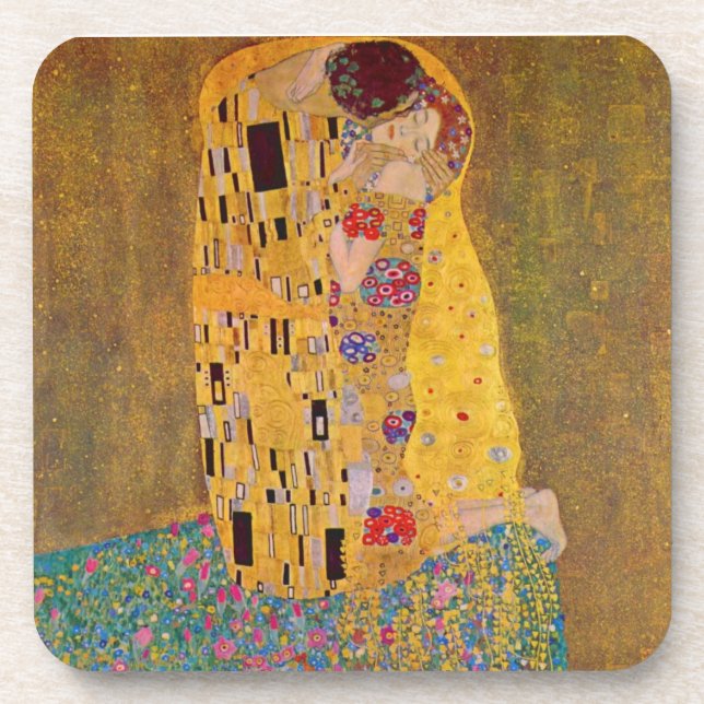 Dessous-de-verre "Le baiser" de Gustave Klimt (Devant)