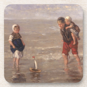 Dessous-de-verre Le bateau de jouet