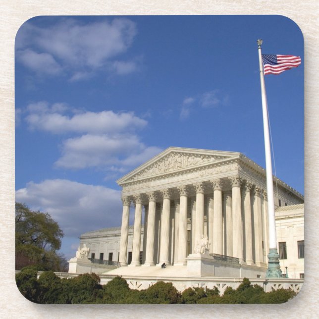 Dessous-de-verre Le bâtiment de court suprême des Etats-Unis dedans (Devant)