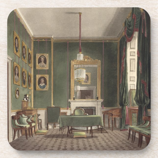 Dessous-de-verre Le cabinet vert, Chambre de Buckingham, 'du Hist (Devant)