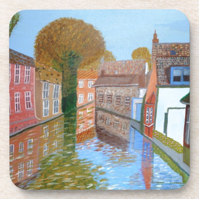 Dessous-de-verre Le canal Brugge (Devant)