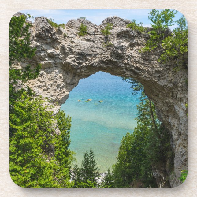 Dessous-de-verre Le Canoë À Arch Rock (Devant)