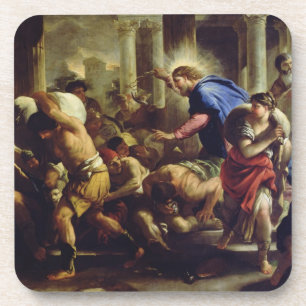Dessous-de-verre Le Christ conduisant les négociants par le temple