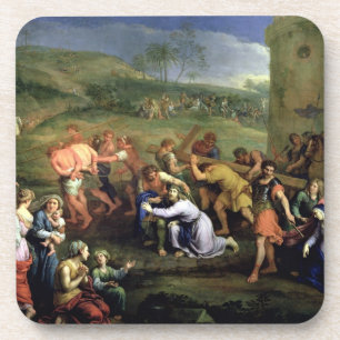 Dessous-de-verre Le Christ portant la croix, 1684 (huile sur la