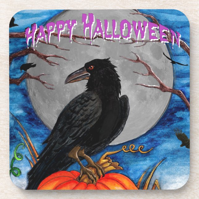 Dessous-de-verre Le Corbeau (Devant)