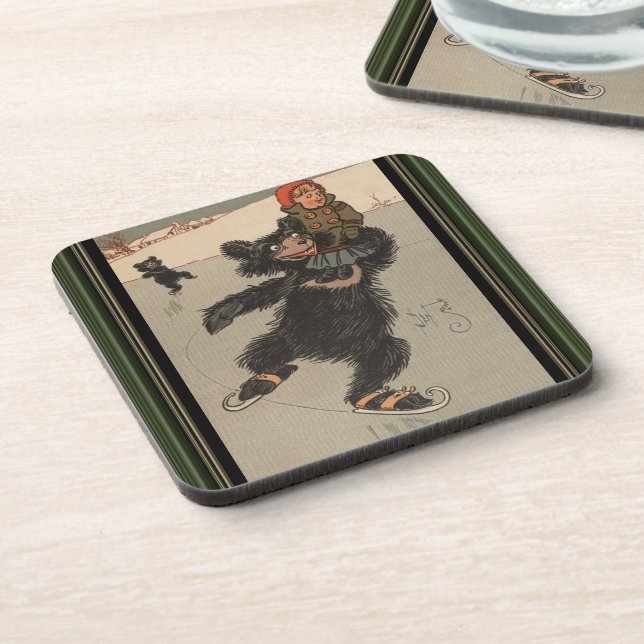 Dessous-de-verre Le Couvre-Boisson À Trois Ours (Côté gauche)