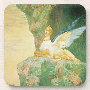 Dessous-de-verre Le désespoir du sphinx, 1890