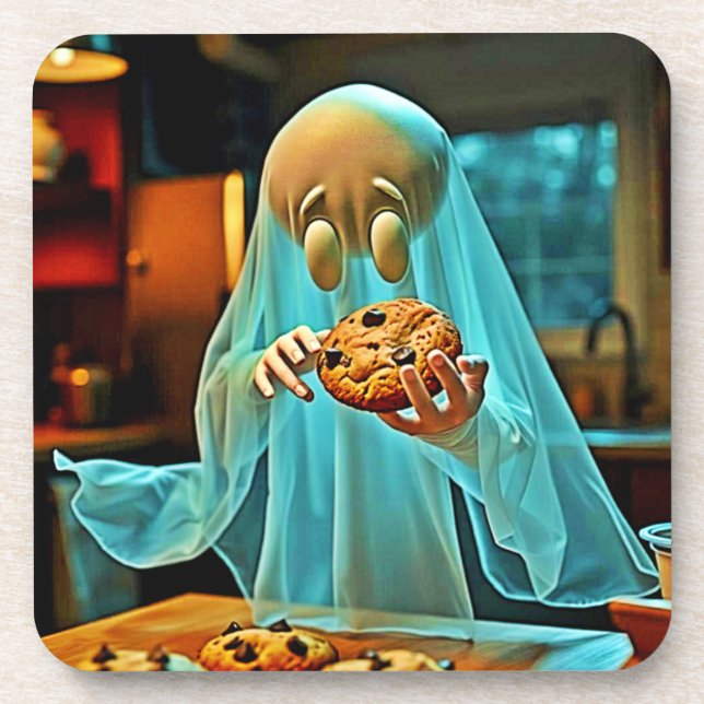 Dessous-de-verre Le désir du fantôme pour les cookies (Devant)
