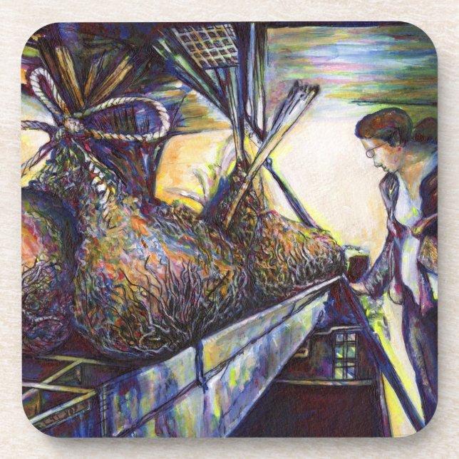 Dessous-de-verre Le destin hurlant de la vie (Devant)